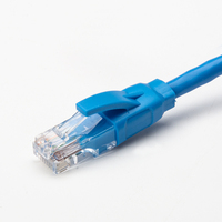 Cable de Conexión Ethernet RJ45 HYCONNECT HPC-D-C6 8P8C de Alta Calidad, Cat5e/Cat6/Cat6a UTP, Contactos Chapados en Oro, Longitudes Personalizables