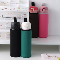 Sac isotherme et housse en néoprène à motif géométrique imperméable personnalisé pour bouteilles d'eau