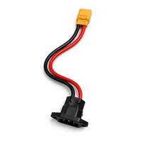Prise d'alimentation C14 pré-câblée à 3 broches avec port de charge XT90, fil rouge et noir, connecteur de batterie au lithium pour vélo électrique, scooter électrique, véhicule électrique