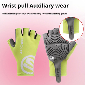 Nouveaux <span class=keywords><strong>gants</strong></span> unisexes antidérapants à demi-doigts pour sports de plein air, <span class=keywords><strong>gants</strong></span> longs d'entraînement, protection estivale pour le VTT - Product Image 3