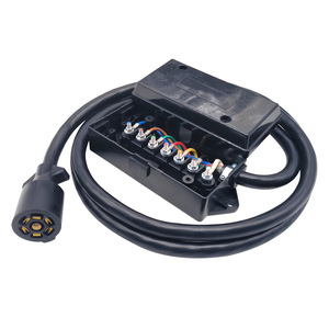 Câble d'alimentation RV personnalisé Nema 7 broches 8M SJTOW avec boîtier de terminaison pour utilisation sur remorque - Product Image 4