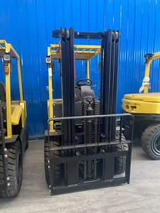 מותג אמריקאי 3ton מלגזה הידראולי 4 x4 גלגל דיזל המשמש מלגזה עם שעות הפעלה נמוכות עבור מחסנים ומפעלים - Product Image 5