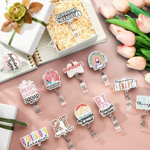 Porta Tarjetas de Identificación Retráctiles de Acrílico con Clip, Regalo para Trabajadores Sociales, Dentistas, Enfermeras y Más - Product Image 2