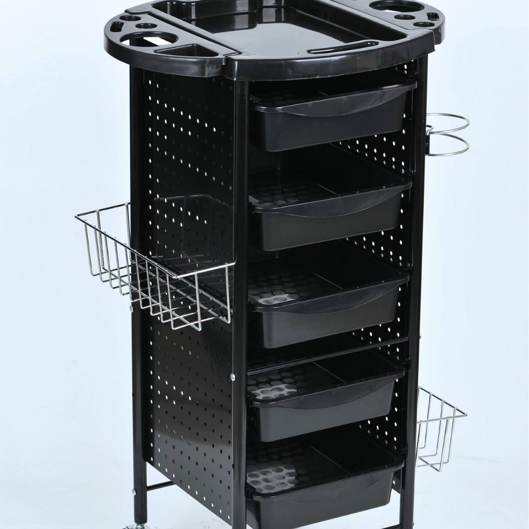 สีดำพร้อมตะกร้าแขวน2ใบ