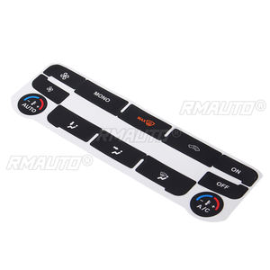 Kit d'autocollants de réparation pour boutons de commande de climatisation de voiture argent/noir pour Ford S-Max/Mondeo – Corrigez les boutons moches - Product Image 3