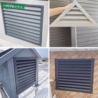 Grille d'aération extérieure en aluminium, résistante aux intempéries, pour murs et sous-sols