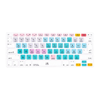Lightroom \ Serato DJ \ Premiere Pro \ PS \ AI \ OSX \ Ableton Live \ Vim EU & US Raccourcis courants Couverture de clavier pour Macbook 13 Air A1932
