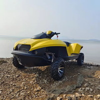 Bateau Amphibie à Grande Vitesse, Bateau à Moteur, Quad, Jet Ski et Barque à Rames pour Sports Terrestres et Nautiques