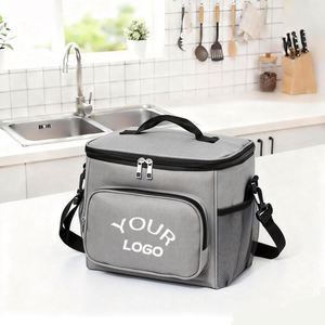 Sac à déjeuner isotherme pliable grande capacité 2025, personnalisable avec logo, idéal pour le camping, les pique-niques et le transport alimentaire - Product Image 2