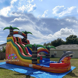 Scivolo d'Acqua Gonfiabile a Forma di Palma di Grado Commerciale per Adulti e Bambini in <span class=keywords><strong>Vendita</strong></span> - Product Image 2