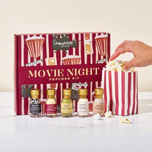Set Regalo di Popcorn Gourmet per Serata <span class=keywords><strong>Film</strong></span> di San Valentino, 10 Sacchetti di Chicchi Misti Gialli, 5 Condimenti Gourmet in Omaggio - Product Image 6
