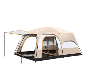 Tente de camping familiale de luxe extra-large, imperméable, à deux chambres et un salon, pour l'extérieur, vente <span class=keywords><strong>en</strong></span> gros à prix abordable - Product Image 1
