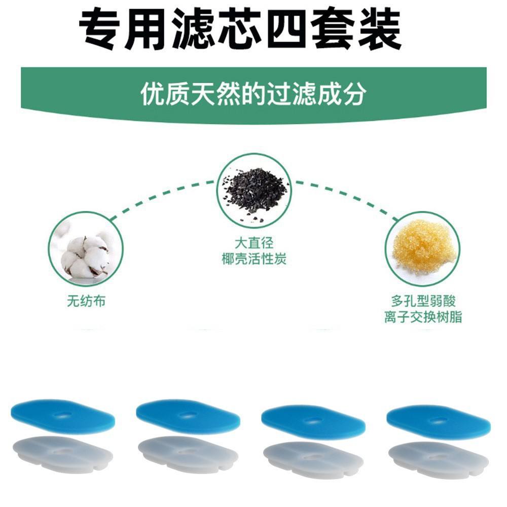 ตลับกรองสีขาว ชุดผ้าฝ้ายสีน้ำเงิน 4P