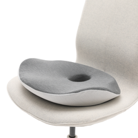 Coussin de siège ergonomique breveté en mousse à mémoire de forme extra-dense, antidérapant, lavable et personnalisable, avec soutien lombaire multi-zones ferme