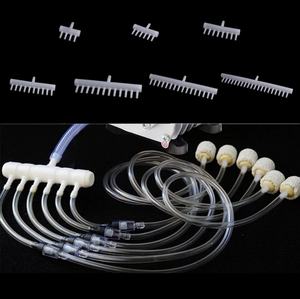 JR 4/6/8/10 vías acuario plástico flujo de aire divisor oxígeno palanca válvula bomba de aire conector para pecera estanque salida 4mm - Product Image 6