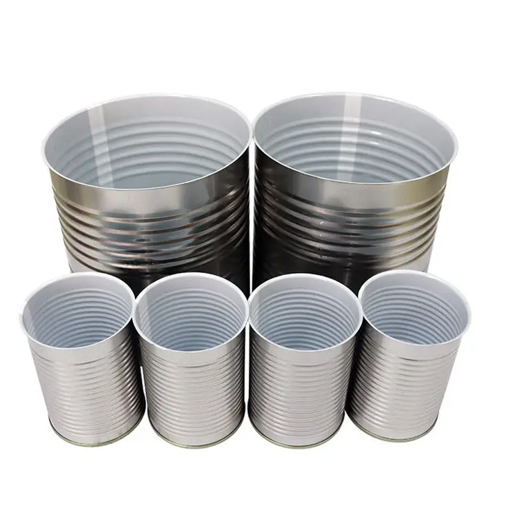 High Quality 1000ml -5000 Ml Food Grade Tinplate Round Cans Milk Powder Round Tin Cans