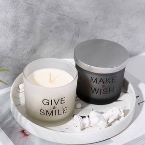 Hot Bán Nhỏ Frosted Lọ Thủy Tinh Sáp Đậu Nành Nến 100 Pcs Sang Trọng Tùy Chỉnh Hương Thơm Thơm Handmade - Product Image 3