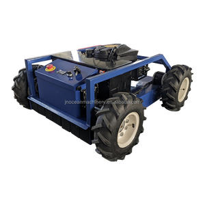 Умный Интеллектуальный гусеничный газонокосилка с дистанционным управлением перезаряжаемая электрическая газонокосилка с расширенной режущей травяной коробкой - Product Image 3