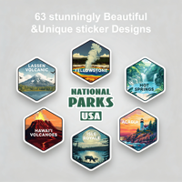 Bouteille de Parc National en Gros d'Usine avec Graphiques de 63 Parcs pour les Boutiques de Souvenirs et les Détaillants Spécialisés en Articles de Plein Air