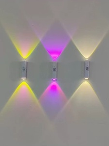 Lámpara Nocturna LED Inteligente para el Hogar, con Gradiente de Color, <span class=keywords><strong>Sensor</strong></span> de Movimiento, Recargable Magnética, para Pared Interior - Product Image 3