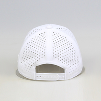 Gorra de Béisbol con Perforaciones Cortadas a Láser, Logotipo Personalizado, 6 Paneles, Estilo Gorra Trucker con Malla Hidro