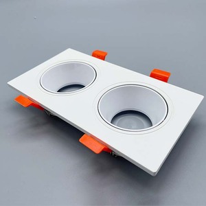 Support de cadre <span class=keywords><strong>Gu10</strong></span> Module Mr16 Cadre de montage avec découpe Projecteur Mr16 sans cadre <span class=keywords><strong>75</strong></span> mm Downlight LED encastré réglable - Product Image 4