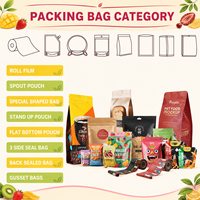 Sacs refermables personnalisés en Mylar de qualité alimentaire avec logo imprimé, pochettes d'emballage verticales en aluminium
