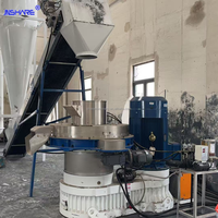 Machine à granulés de bois 132KW 1,5-2T/H, pour la fabrication de granulés de biomasse à partir de sciure de bois et de coques de riz