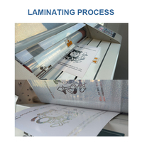 EKO Foil Stamping Digital Tanpa Plat 15um Hasil Akhir Metalik Cermin Reaktif Toner PET Printer Laser Grosir OEM