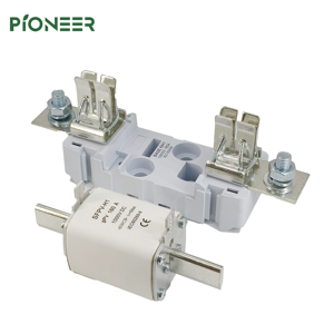 Porte-fusible CC enfichable 160A/1000V 50kA à haute capacité de coupure en céramique et plastique, montage sur rail DIN, certifié IEC, basse tension - Product Image 2