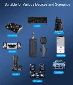 Micrófono Inalámbrico <span class=keywords><strong>de</strong></span> Solapa K35 Pro 2 en 1 con Conector <span class=keywords><strong>de</strong></span> Audio <span class=keywords><strong>de</strong></span> 3.5 mm, Micrófono Lavalier para <span class=keywords><strong>Podcast</strong></span>, Grabadora para Cámara, FB, Youtube - Product Image 5