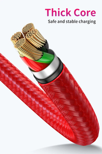 Khuyến mại Quà Tặng 1.2m <span class=keywords><strong>5</strong></span>-in-1 Led USB sạc cáp nhôm hợp kim nylon bện Laser in logo bền cho tất cả các điện thoại - Product Image 4