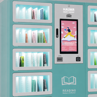Sistema Integrado de Préstamo y Devolución de Libros HAUMR Library Holds Locker RemoteLocker LibCabinet para Bibliotecas Públicas
