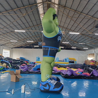 Mascotte géante gonflable de musculation personnalisée, personnage de bodybuilder gonflable imprimé sur mesure pour la publicité en salle de sport, la promotion d'événements en plein air