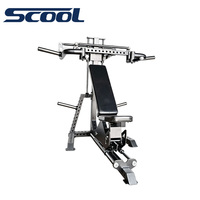 Machine de musculation commerciale à charge libre, presse pectorale et d'épaules polyvalente, banc de musculation réglable pour la force à domicile