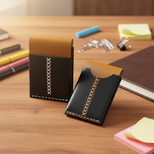 กระเป๋าสตางค์ผู้ชาย Boshiho รุ่นวินเทจแบบสามพับ ใส่บัตรเครดิตและเงินสด หนังแท้ ป้องกัน RFID หลายฟังก์ชั่น ไม่มีตัวล็อค 3 ช่อง - Product Image 5