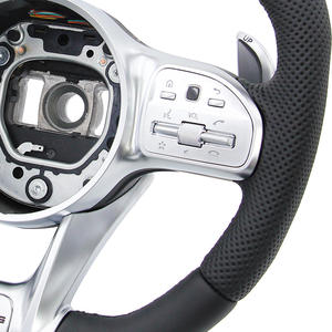 Volante de Cuero Premium para <span class=keywords><strong>Mercedes</strong></span> Benz AMG C219 CLK500 W166 W206 W118 X156 E63 - Product Image 6