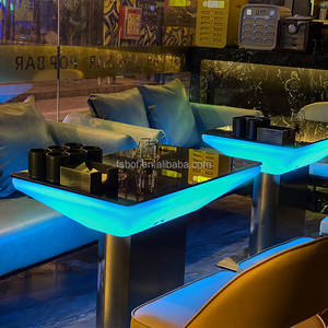 Nouveau design de table de <span class=keywords><strong>casino</strong></span> hôtel ktv led mobilier de restaurant table de bar lumineux led illuminé table de nuit pour cocktail - Product Image 6