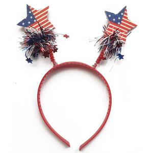 Nuevos Accesorios para Disfraces del Día de la Independencia Americana, Sombrero con Bandera, Diadema, Pentagramas para Fiestas - Product Image 4