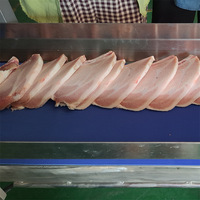 Machine à trancher et hacher la viande congelée automatique à bas prix pour steaks et cotelettes de porc, fournisseur de machines à découper le bœuf et le mouton pour usage commercial