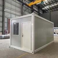 Maisons conteneurs pliables de 20 pieds, maison préfabriquée à panneaux sandwich, maison mobile pliable, dortoir, camp pétrolier, maison conteneur modulaire de chantier