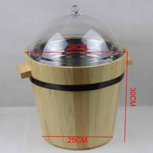 Cubo de Almacenamiento de Alimentos Secos de Madera para el Hogar o Tiendas de Supermercado - Product Image 4