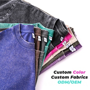 Camisetas de Algodón 100% Vintage con Lavado Ácido, de Alta Calidad, al Por Mayor a Precio de Fábrica, Camisetas Personalizadas para Hombre, Tallas Grandes, Proveedor Destacado - Product Image 2