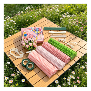 Per Bag Colorful Twisted Rod Creative <b>Diy</b> Handcraft Twisting Bar Wool Root Fluffy Bar Iron Wire Imaginative Decor <b>Kits</b> - Product Image 6