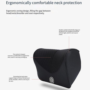 Muchkey Phổ Có Thể Sạc Lại Xe Massage Ghế Thư Giãn Cổ Gối Ghế Trở Lại Tựa Đầu Gối Gối Phụ Kiện Xe Hơi Ghế Đệm - Product Image 5