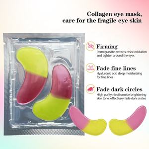 Parches de Hidrogel de Ginseng OEM para <span class=keywords><strong>Ojos</strong></span>, 2 Colores Mixtos, Nutritivos, Antiarrugas, <span class=keywords><strong>con</strong></span> Retinol, Péptidos, Vitamina C, Glicerina, Veganos - Product Image 3