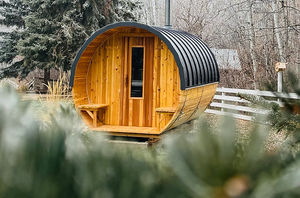 HELIUS 6-8人加拿大雪松桶桑拿 | 豪华传统蒸汽桑拿套件 | 厂家直销批发带桑拿加热器 - Product Image 4