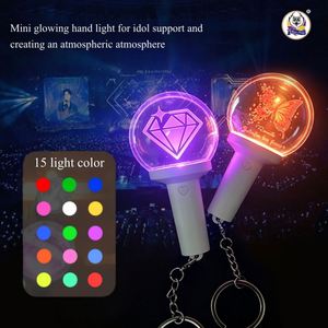 Porte-clés LED de dessin animé, badge lumineux pour soirée rave, figurine J-pop, balise lumineuse à changement de couleur, léger, directement de l'usine - Product Image 6