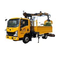 Directement fourni Zoomlion C1 modèle hydraulique à bord bois saisissant la machine canne à sucre bambou équipement de chargement camion grues