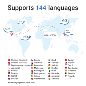 Dispositif de traduction vocale en temps réel Wooask à prix abordable, intelligent et instantané, fonctionne hors ligne pour les voyages - Product Image 2